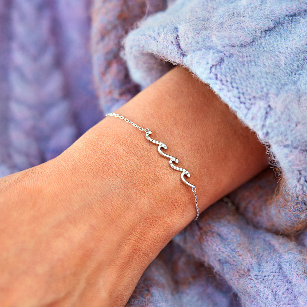 Best Friend Gifts-I'd Be So Lost Without You Triple Wave Friendship Matching Bracelet