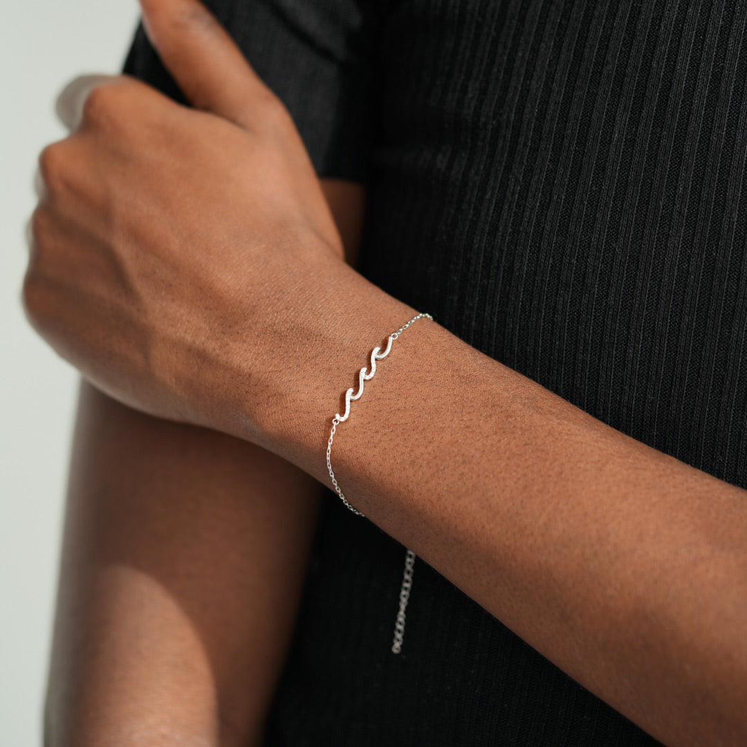 Best Friend Gifts-I'd Be So Lost Without You Triple Wave Friendship Matching Bracelet