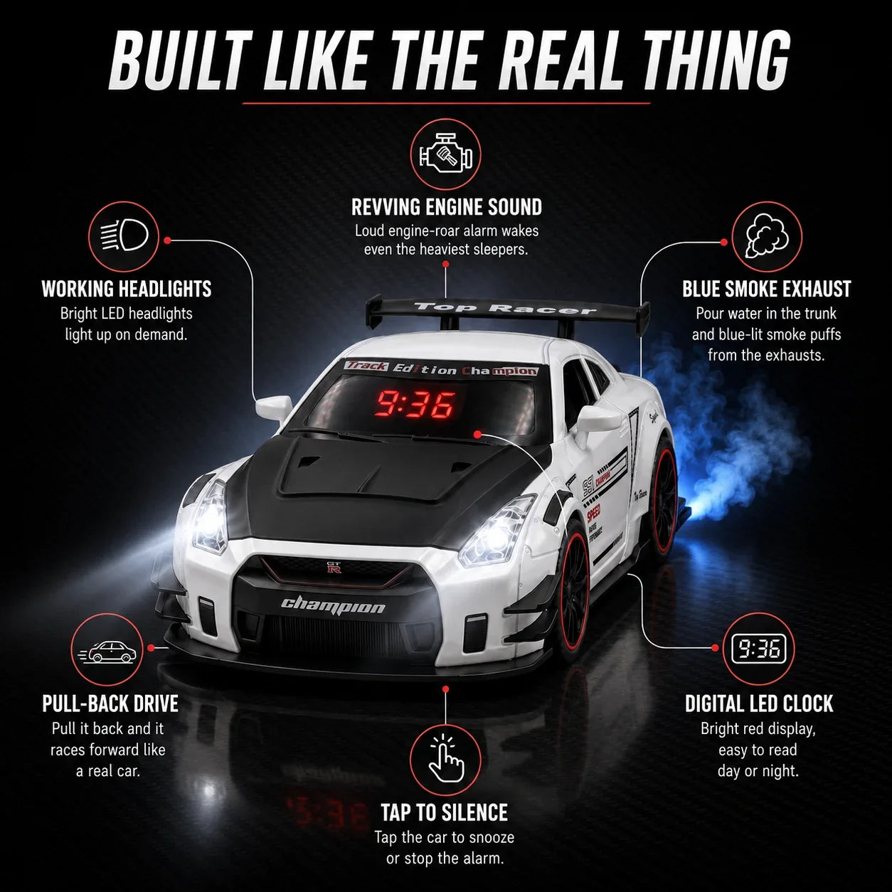 GT-R Alarm Clock